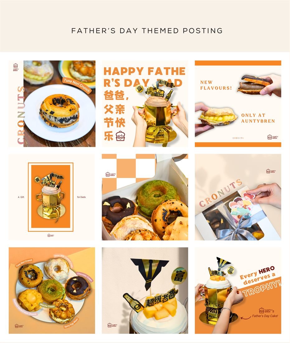 TwelveB client work — social media content design