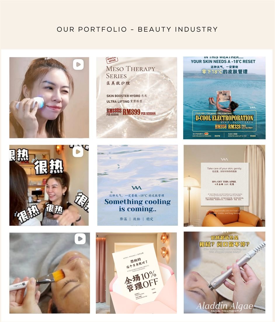 TwelveB client work — social media content design