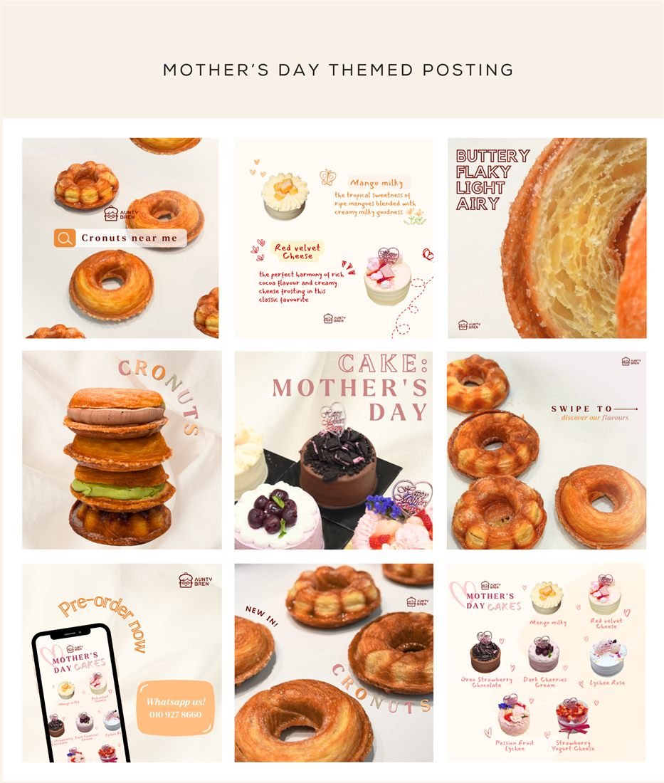 TwelveB client work — social media content design